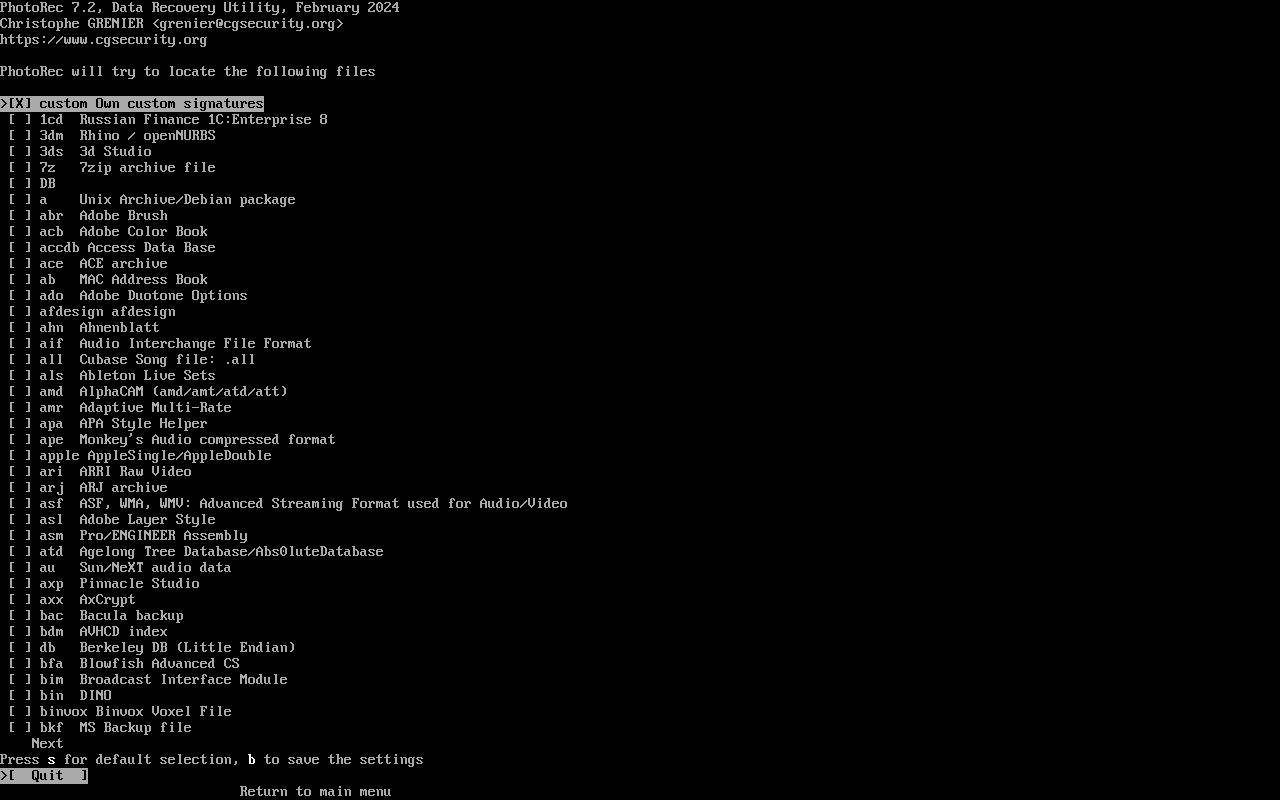 File Recovery