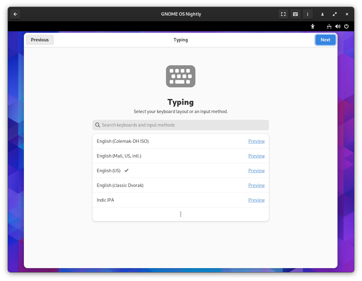 Typing Method