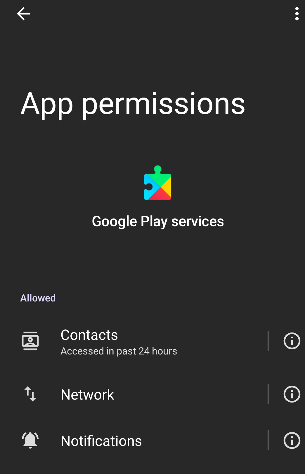 GrapheneOS Google Play Services Permission